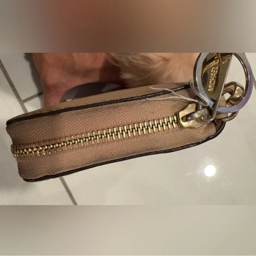 Michael Kors Jet Set Tan Wristlet Wallet